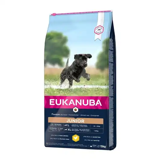 Begränsad tid Eukanuba Dog Junior Large Breed (15 kg)