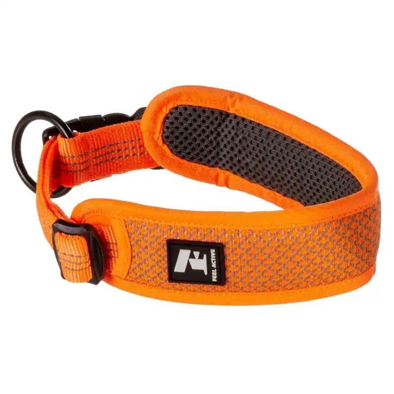 Köp online Feel Active Reflective Halsband Orange (25-35 cm)