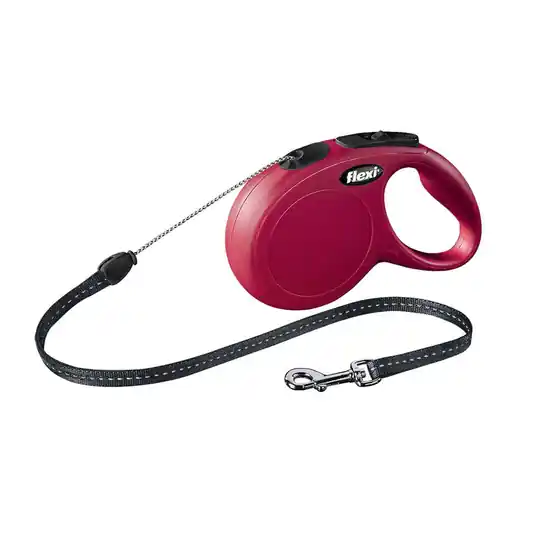 Begränsat antal Flexi New Classic S Cord 8m/12kg (Röd)