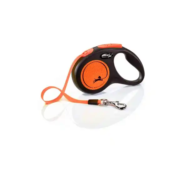 Kampanj Flexi New Neon Small 5 m Band/15 kg (Orange)