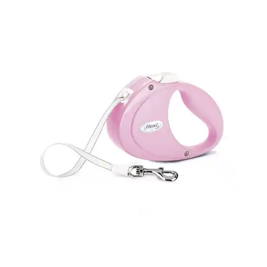 Säker betalning Flexi Puppy Tape 1,9 m (Ljusrosa)