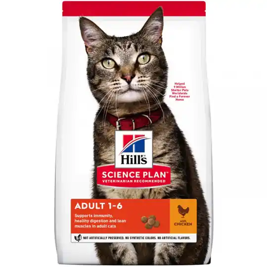 Kampanj Hill‘s Science Plan Cat Adult Chicken (15 kg)