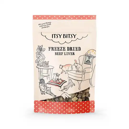ItsyBitsy Cat Freeze Dried Nötlever Beställ idag