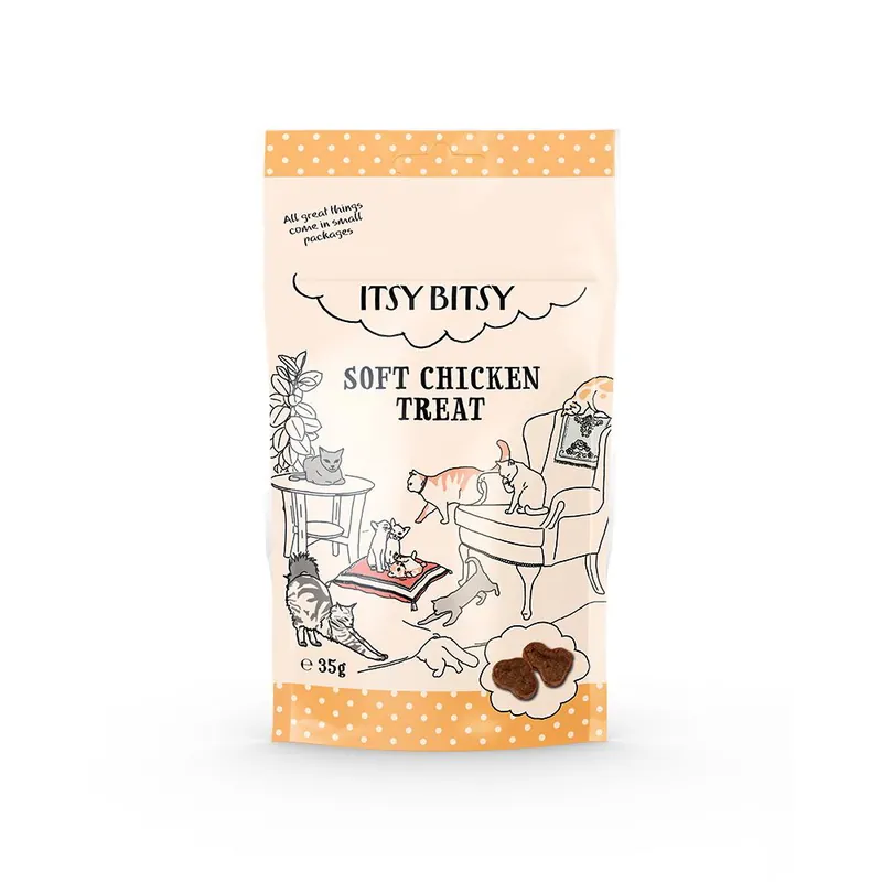 ItsyBitsy Cat Mjukt Kycklinggodis 35 g I lager