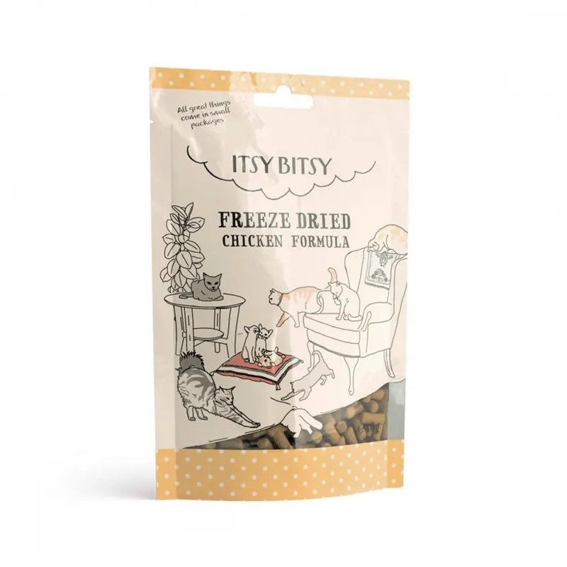 ItsyBitsy Chicken Formula Frystorkat Kattgodis 40 g Rea