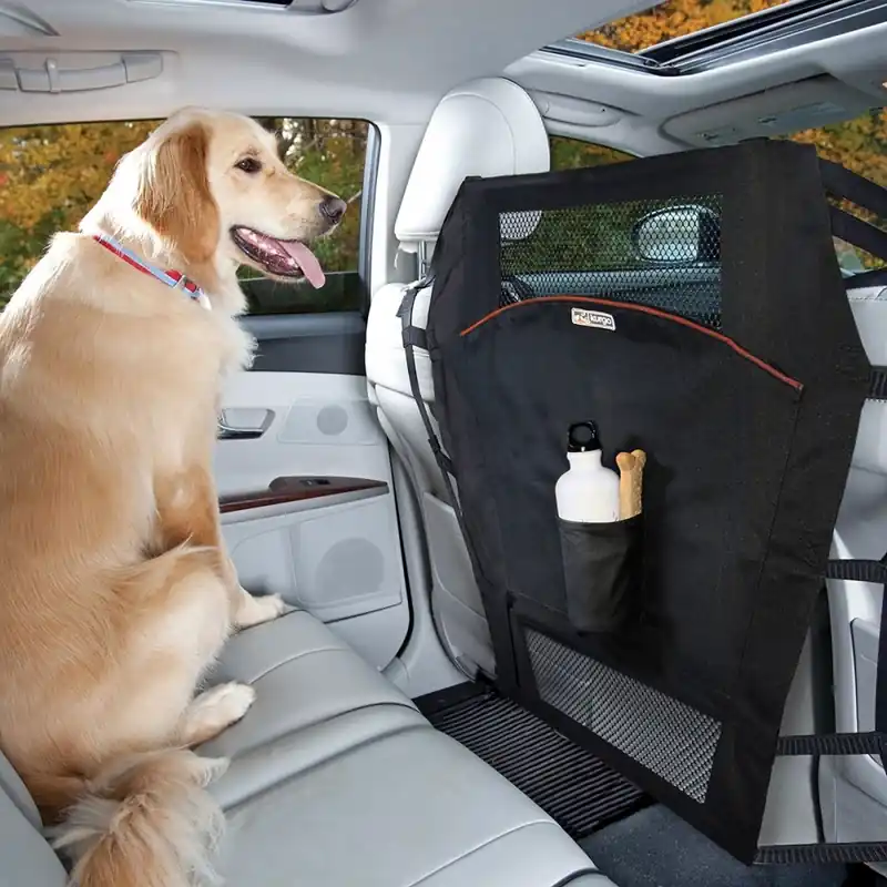 Kurgo Barriär för Baksäte Hund Svart Rea