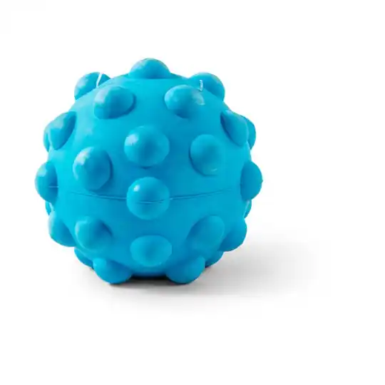 Köp online Little&Bigger Knölboll i Gummi (Blå)