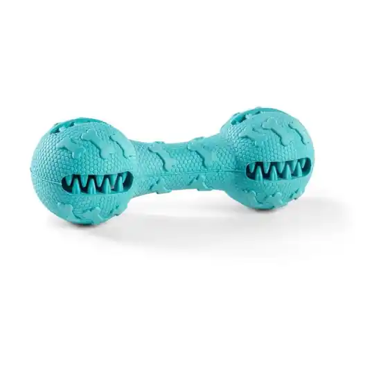 Little&Bigger MightyBite Dumbbell Turkos 16,5 cm Begränsat erbjudande