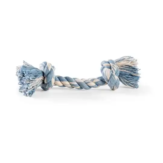 Beställ nu Little&Bigger Organic Cotton Repleksak Blå 15 cm