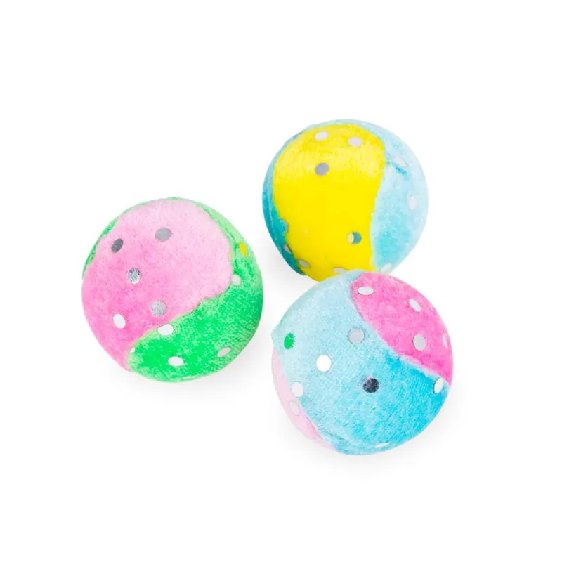 Little&Bigger Pure Purr Färgglada Bollar 3-pack Billig