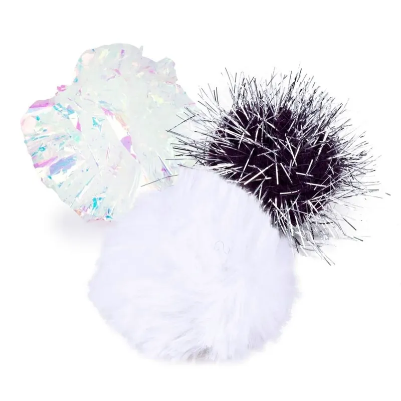 Begränsat erbjudande Little&Bigger PurePurr Glitter Mix Bollar 3-pack