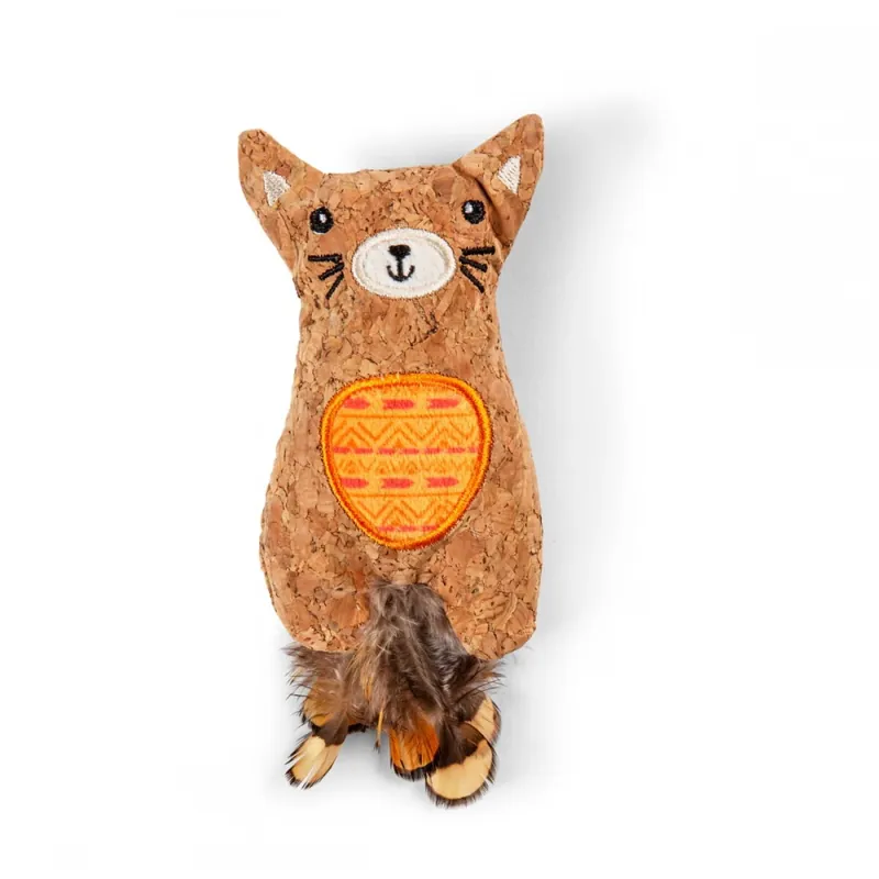 Little&Bigger Quirky Cork Kicker Cat 17 cm Erbjudandepris