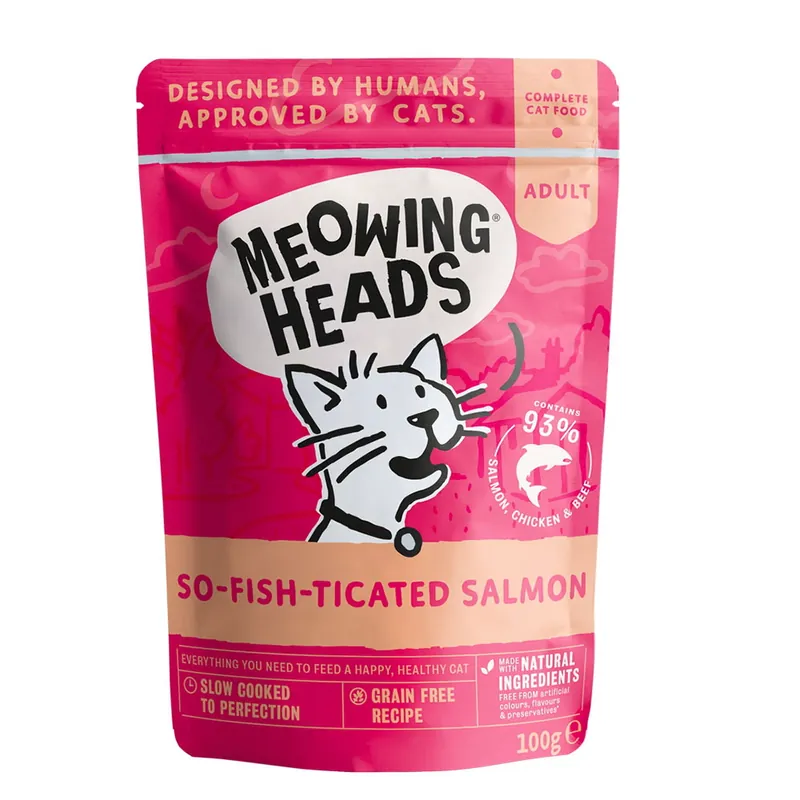 Rabatter Meowing Heads So-fish-ticated Salmon 100 g