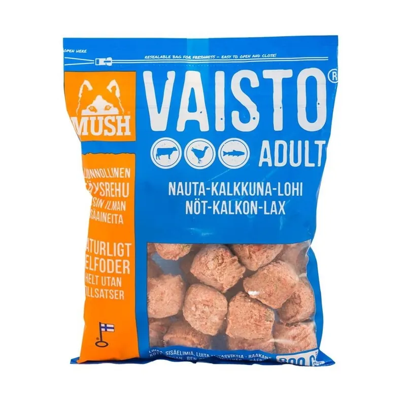 Fynd Mush Vaisto Nöt-Kalkon-Lax (800 g)