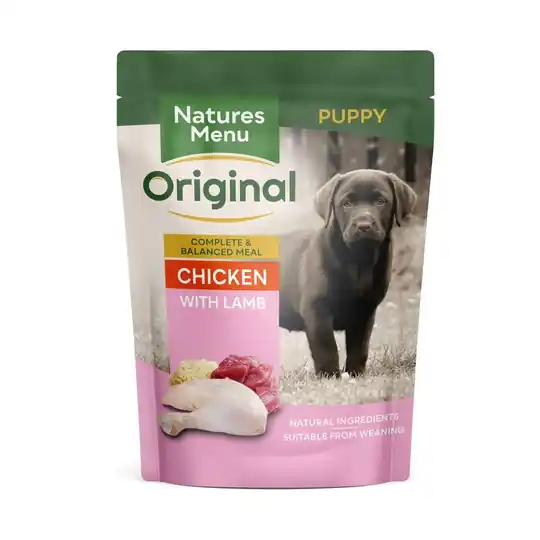 Populär Natures menu Puppy Chicken & Lamb 300 g