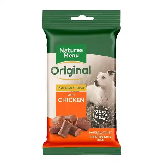 NaturesMenu Dog Real Meaty Treats Chicken 60 g Sista chansen