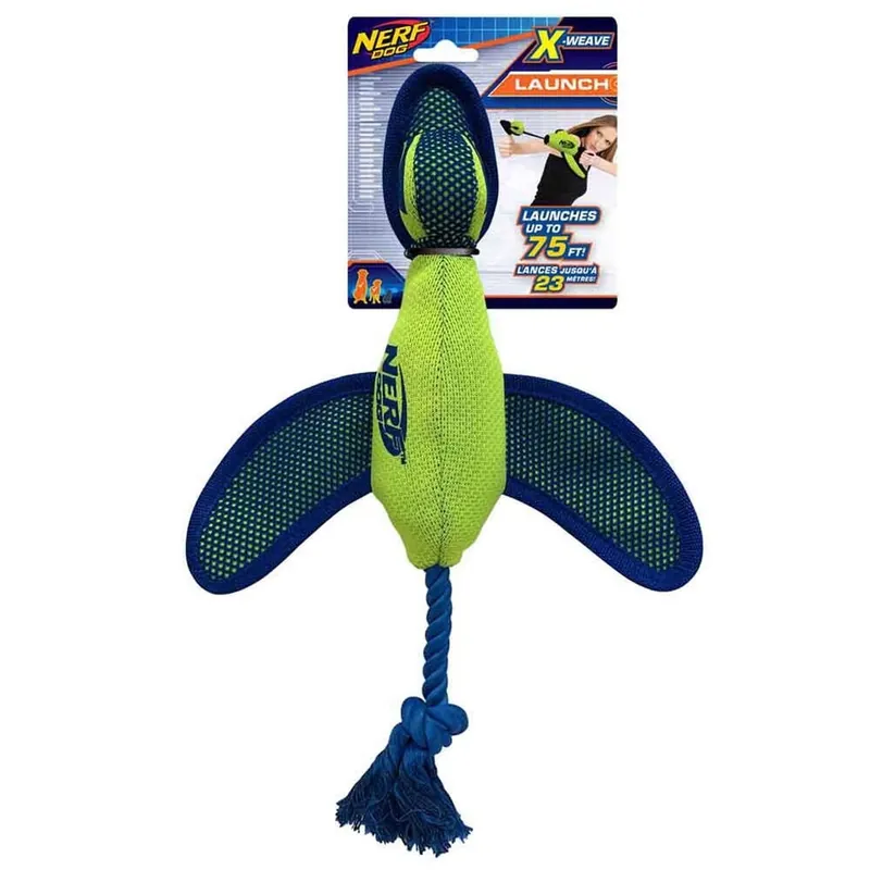 NERF Dog Mesh Weave Duck Launcher Lime Blå Populärt val