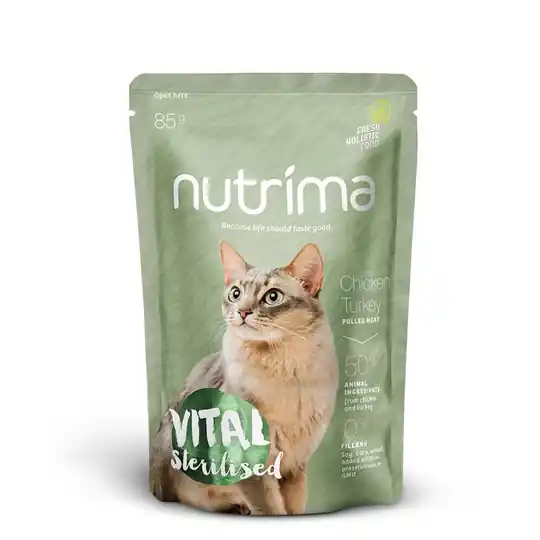 Nyhet Nutrima Vital Sterilised Kyckling & Kalkon