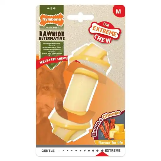 Nylabone Extreme KnotBone Bacon & Cheese M Erbjudande