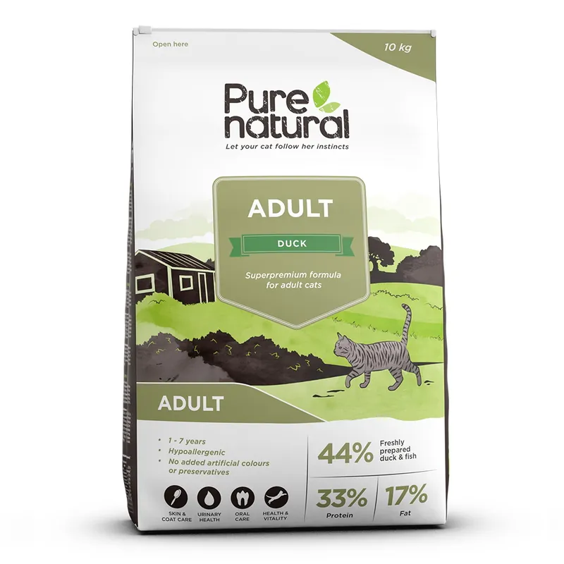 Purenatural Cat Adult Duck (10 kg) Handla nu