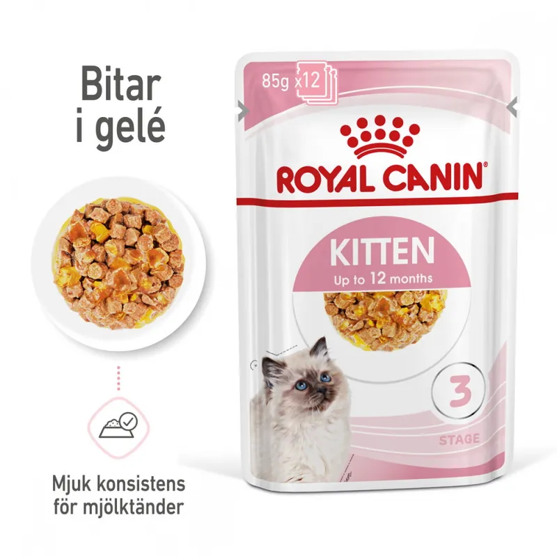 Trygg betalning Royal Canin Kitten Jelly 12x85 g