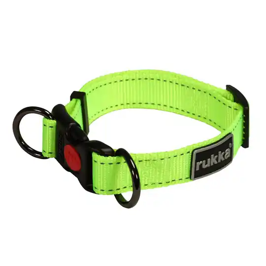 Rukka Bliss Neon Halsband Gul (20-30 cm) Kampanj