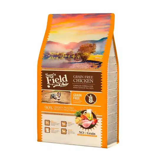 Sam‘s Field Adult Grain Free Chicken (2,5 kg) Kundfavorit
