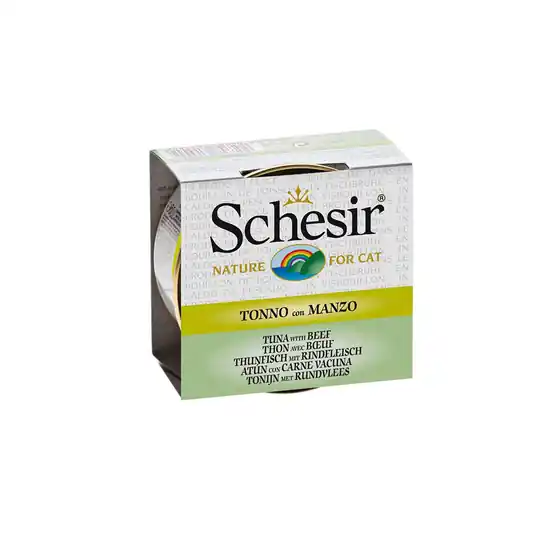 Schesir Adult Tonfisk & Biff i Sås 70 g Handla nu