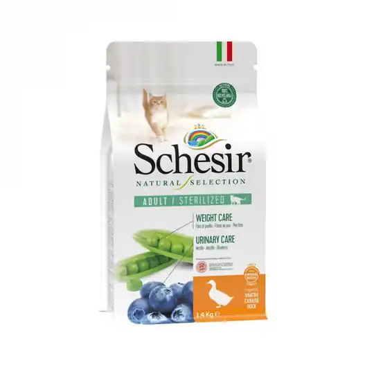 Schesir Natural Selection Adult Sterilized Duck (1,4 kg) Endast denna vecka