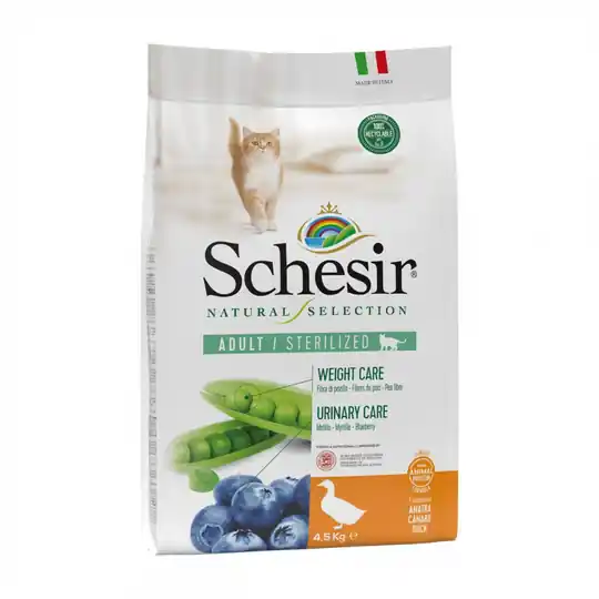 Sista chansen Schesir Natural Selection Adult Sterilized Duck (4,5 kg)