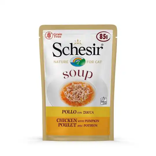 Schesir Soup Kyckling med Pumpa 85 g Outlet