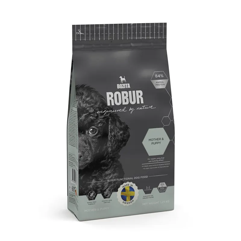 Snabb frakt Bozita Robur Mother & Puppy (1,25 kg)