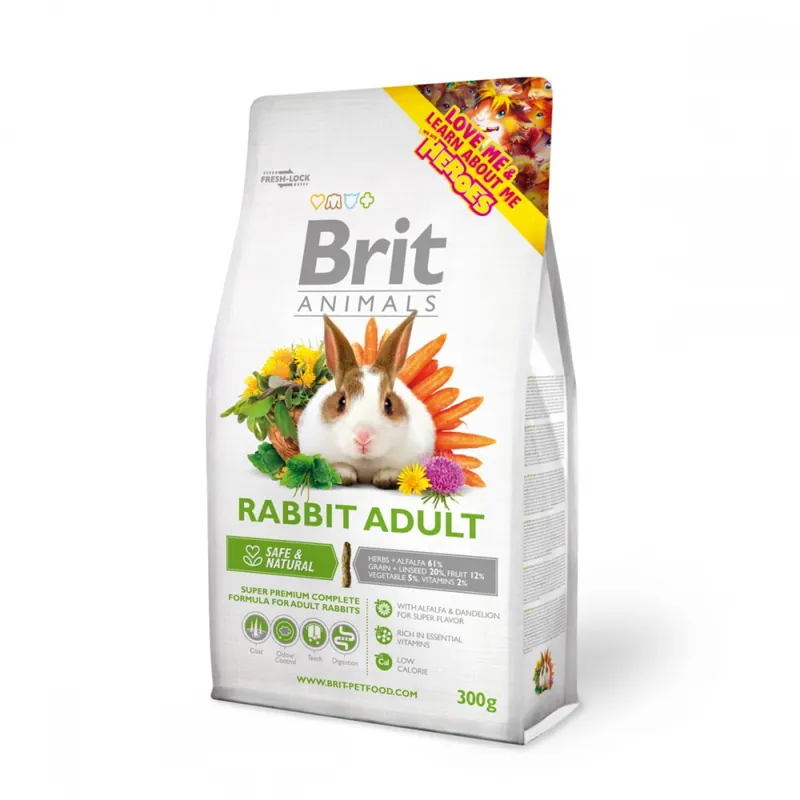 Brit Animals Kanin Adult (300 gram) Begränsat erbjudande