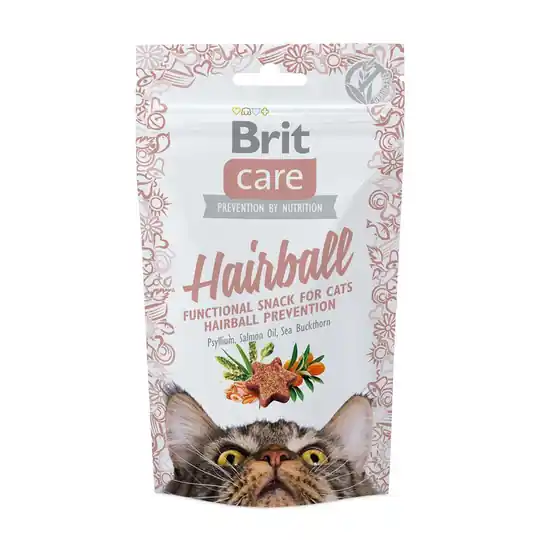 Begränsat erbjudande Brit Care Cat Snack Hairboll Duck (50 gram)