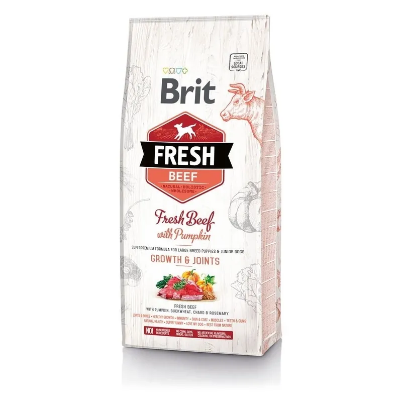 Brit Fresh Beef with Pumpkin Puppy Large (2,5 kg) Begränsat antal