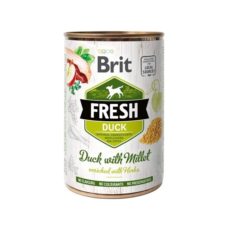 Brit Fresh Cans Duck with Millet Endast denna vecka