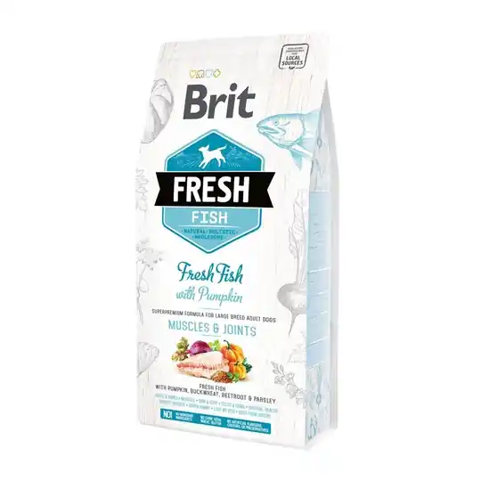Nyhet Brit Fresh Fish with Pumpkin Adult Large (2,5 kg)