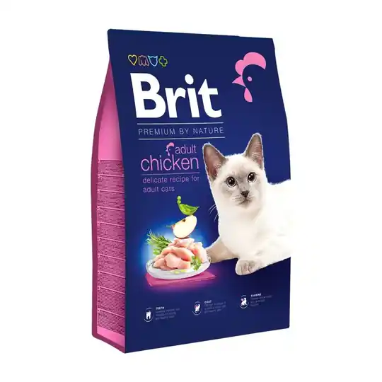 Brit Premium By Nature Cat Adult Chicken (8 kg) Premium