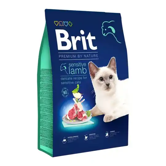 Beställ idag Brit Premium By Nature Cat Sensitive Lamb (8 kg)