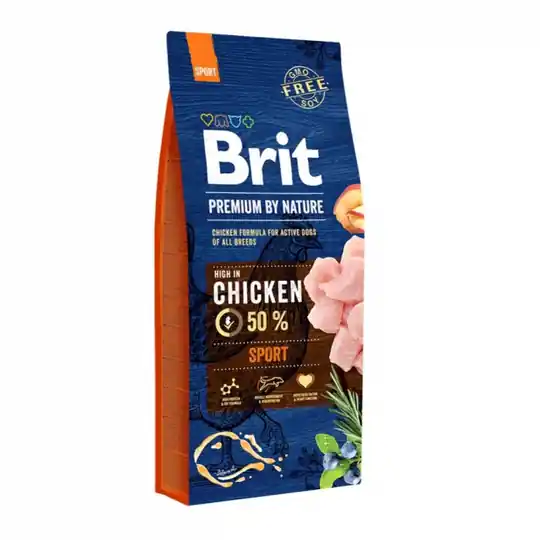 Begränsat erbjudande Brit Premium By Nature Dog Adult Sport Chicken 15 kg