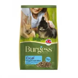 Burgess Excel Junior & Dwarf Rabbit Nugget with Mint (1,5 kg) Fynd