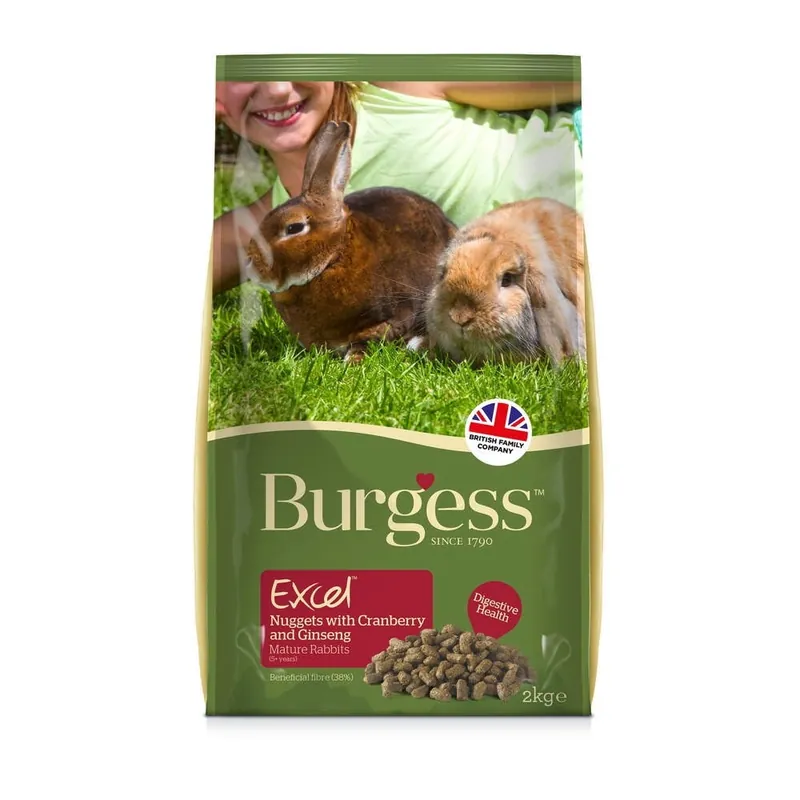 Nedsatt pris Burgess Excel Kanin Mature Tranbär & Ginseng (1,5 kg)