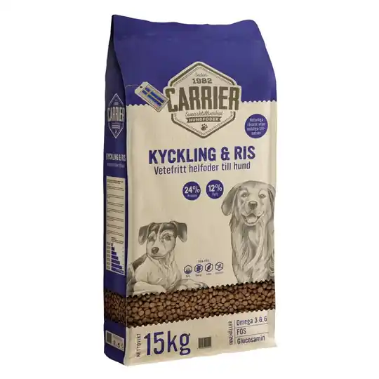Carrier Kyckling & Ris (15 kg) Kundfavorit