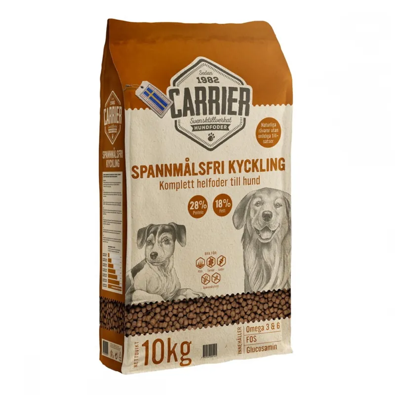 Endast denna vecka Carrier Spannmålsfri Kyckling (10 kg)