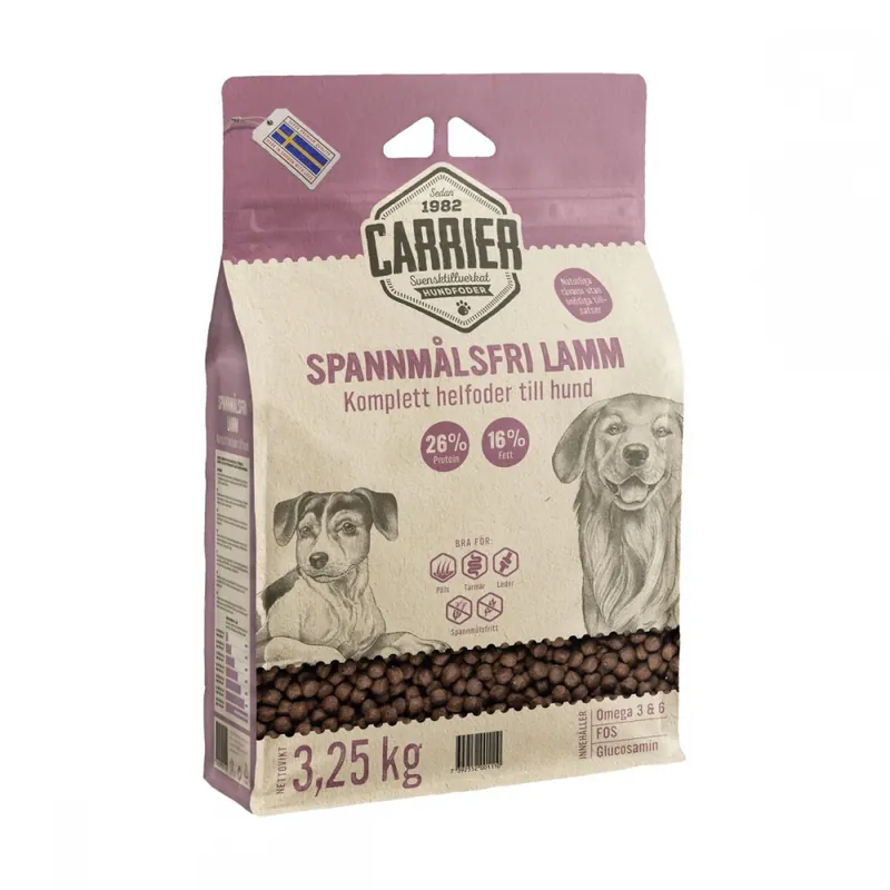 Carrier Spannmålsfri Lamm (3,25 kg) Köp online
