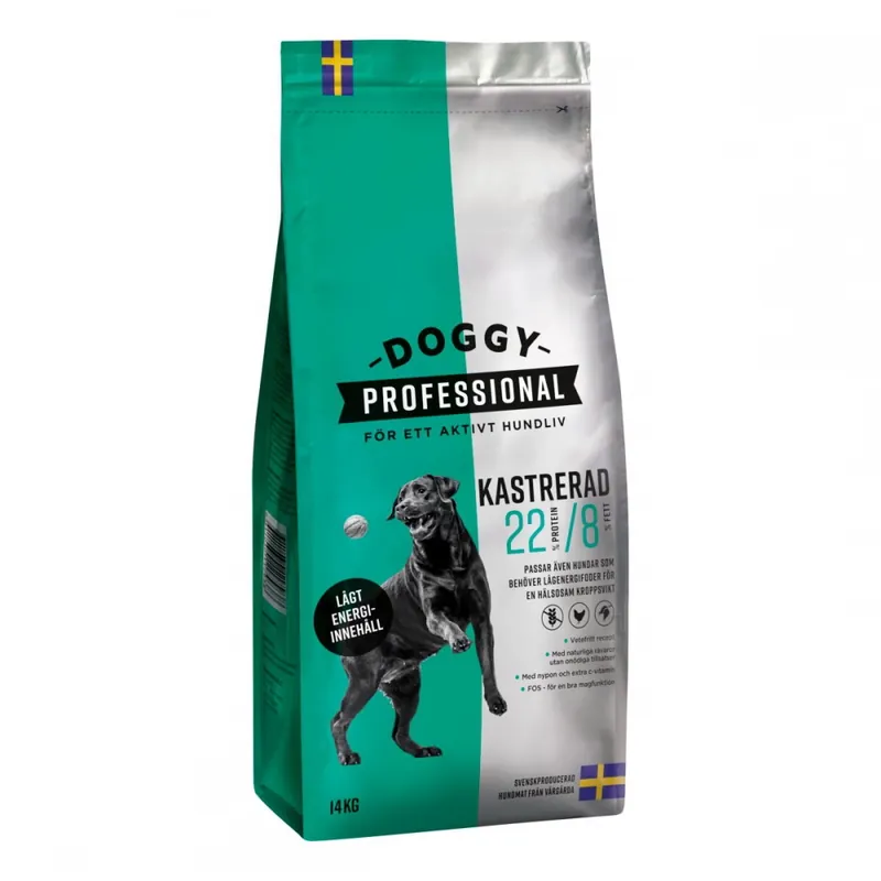 Trygg betalning Doggy Professional Kastrerad (14 kg)