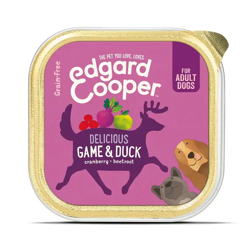 Billigare Edgard & Cooper Dog Game & Duck (150 g)