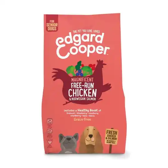 Edgard & Cooper Dog Senior Grain-Free Kyckling & Lax (2,5 kg) Köp nu