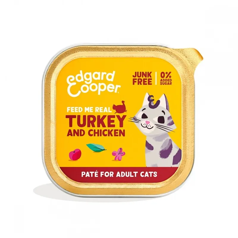 Edgard&Cooper Cat Turkey & Chicken 85 g Outlet