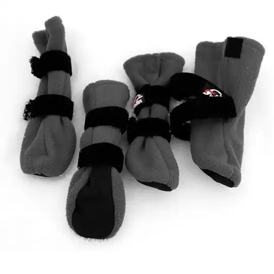 FinNero Halla Fleece Boots Grå 4-pack (XXS) Nyhet